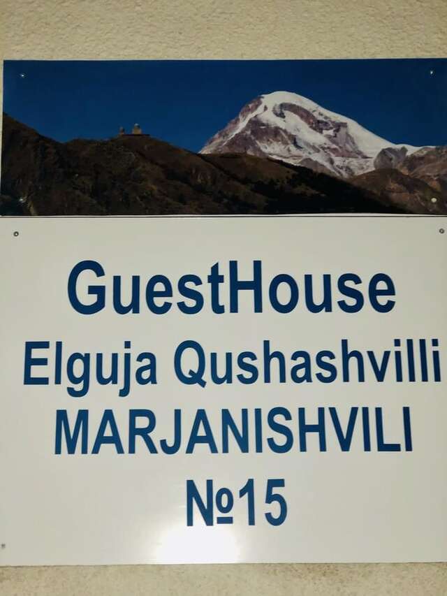 Гостевой дом Guest House Elguja Qushashvili Степанцминда-39